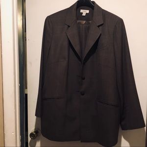 Dress Barn Brown patterned suit